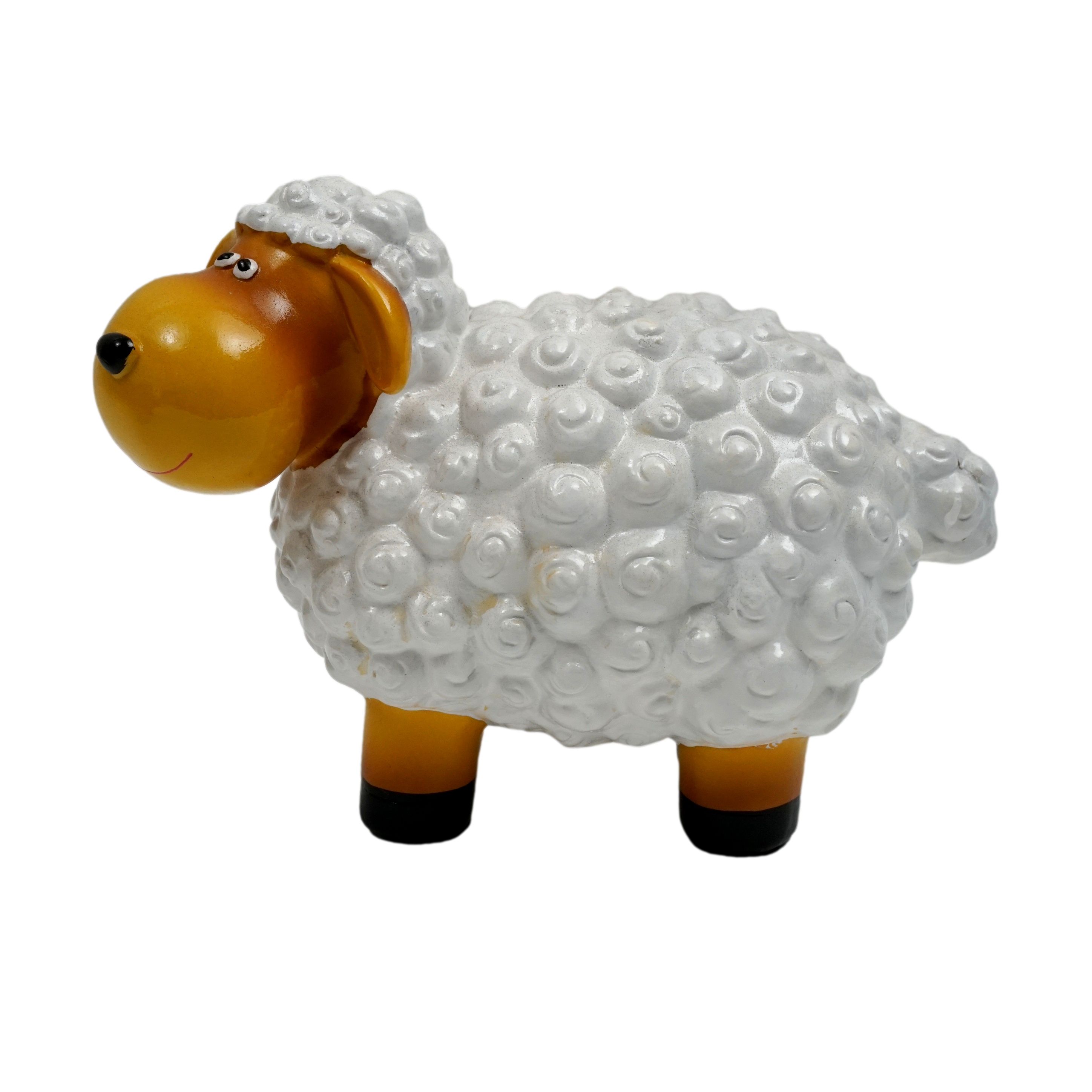 Weißes Schaf, klein, ca. 20 cm x 13 cm