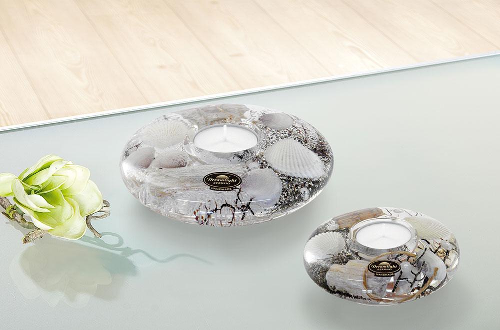 Teelichthalter Dream Ufo Mini Natural Beach