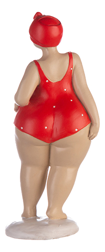 Figur &quot;Tante Elli&quot; , rot