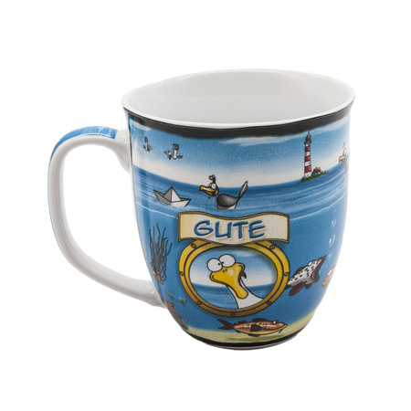 Hösti Becher Bullauge Moin Moin Moin