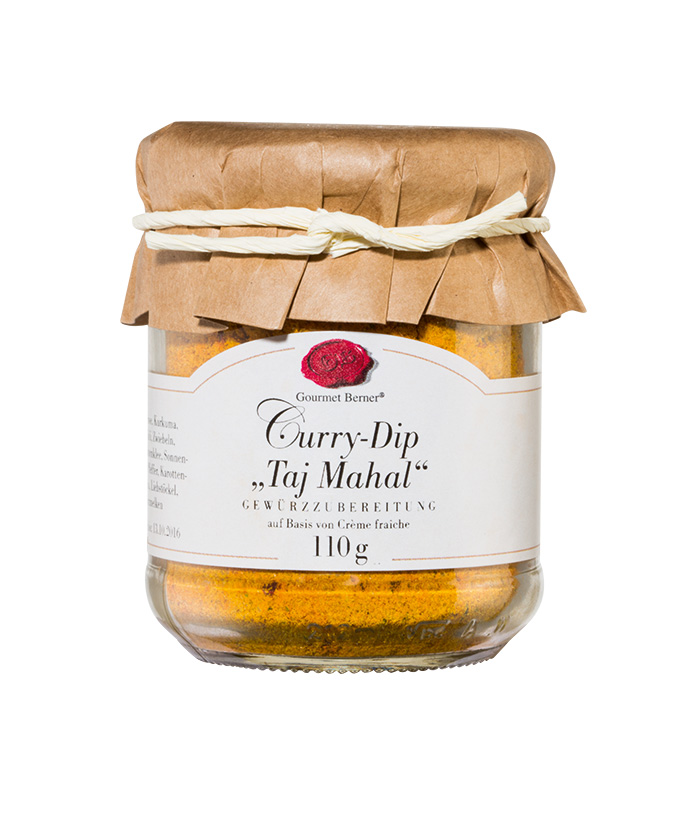 Curry Dip &quot;Taj Mahal&quot; im 110g Glas