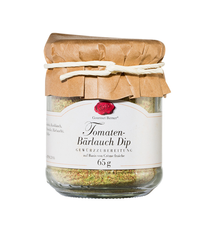 Tomaten Bärlauch Dip im 65g Glas