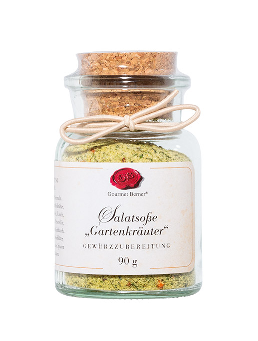 Salatsoße &quot;Gartenkräuter&quot; 90g im Korkenglas