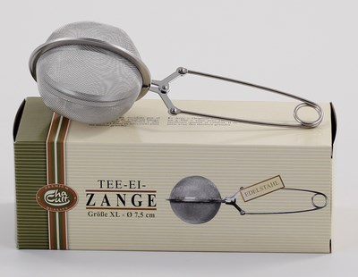 Tee-Ei-Zange Edelstahl  L 20 cm, Ø 7,5 cm