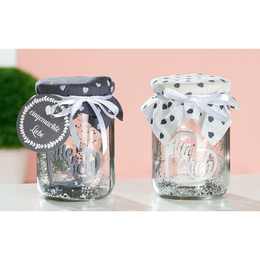 Glas &quot;Eingemachte Liebe&quot;