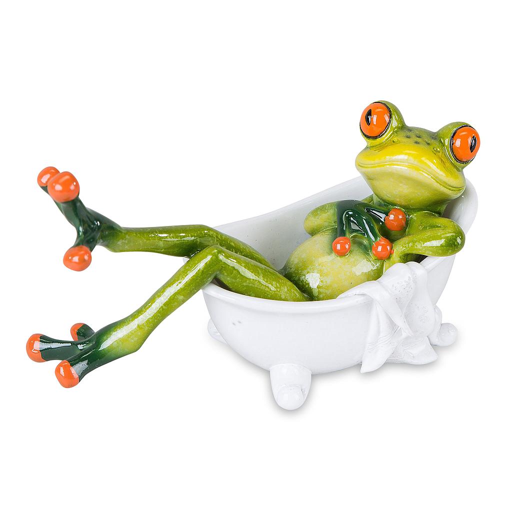 Frosch in der Badewanne