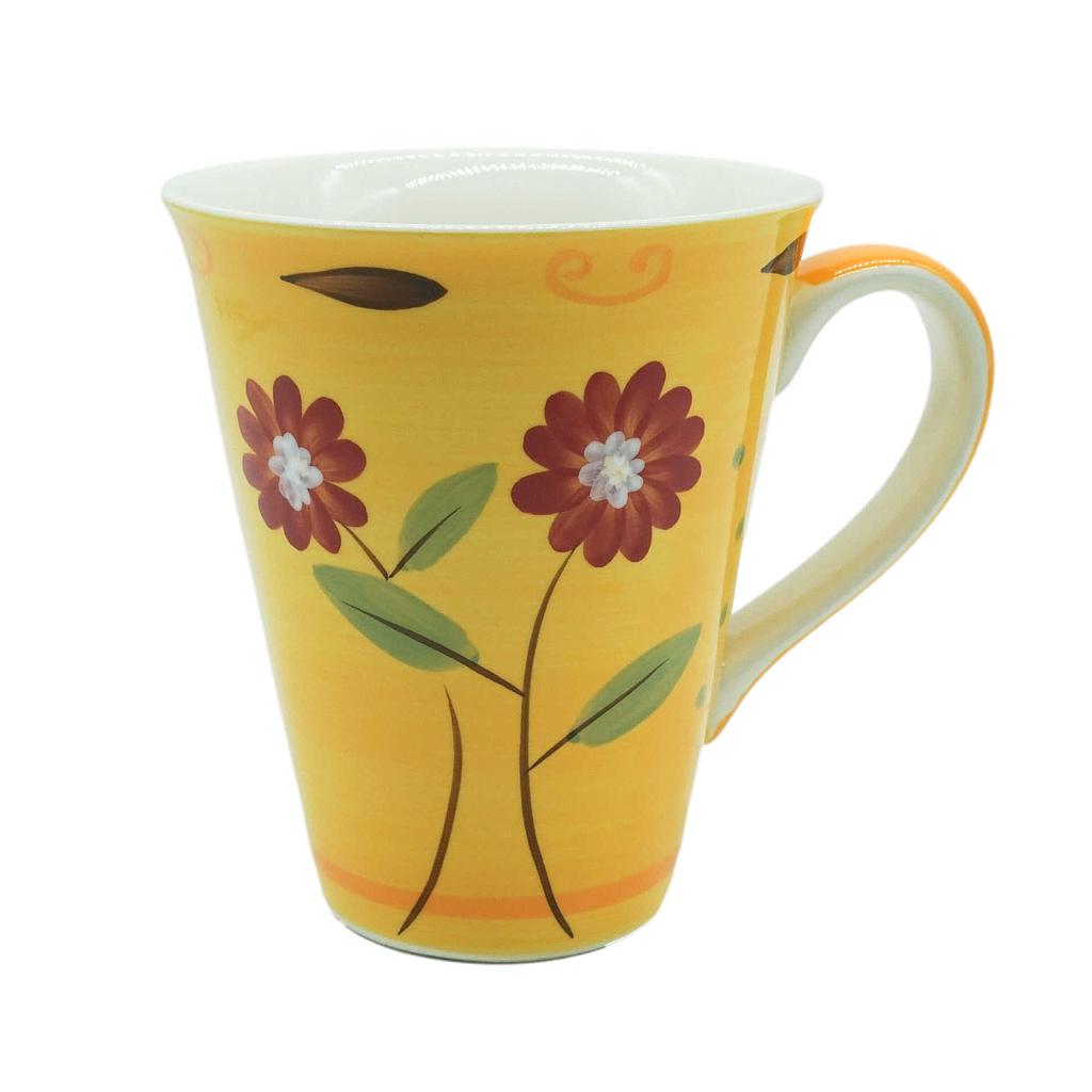 Becher "Danja" 0,3 l, Keramik, 4-fach sortiert, H 12 cm, Ø 8,5 cm