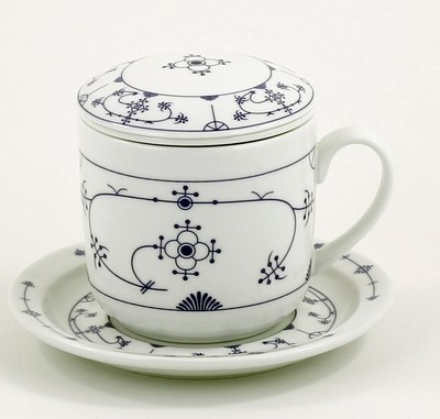 Kräuterteetasse, neutral (Indisch-Blau-OL)