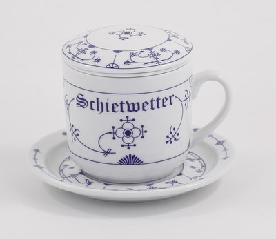 Kräuterteetasse, Schietwetter (Indisch-Blau-OL)