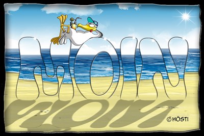 Hösti Postkarte Moin Emma!