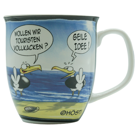 Hösti Becher Touristen vollkacken 