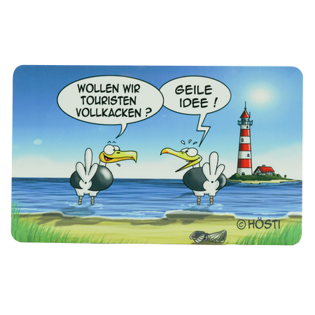 Hösti Frühstücksbrett Touristen vollkacken