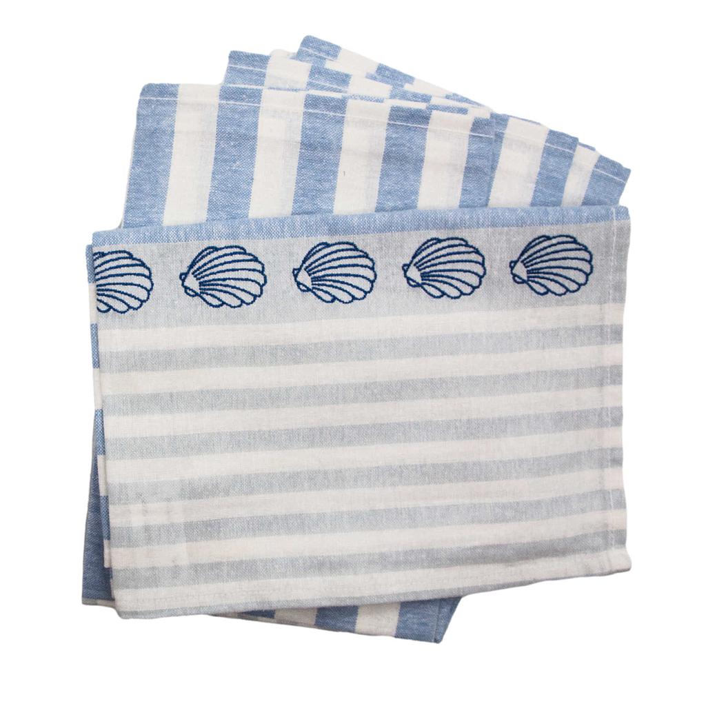 Geschirrhandtuch &quot;Muschel&quot; 50x70 cm