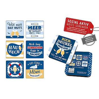 Norden Bierdeckel Memo-Spiel