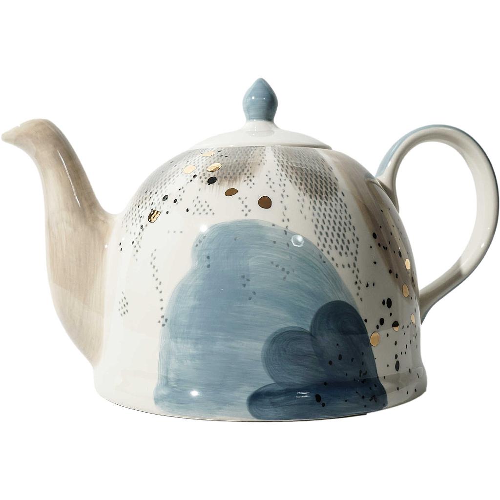 Kanne "Belle" 1,9 l, Keramik mit Goldauflage, H 18 cm, Ø 6,5 cm