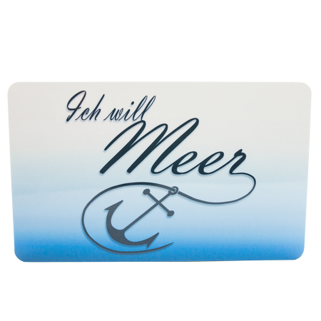 Hösti Maritim Frühstücksbrett  Ich will Meer