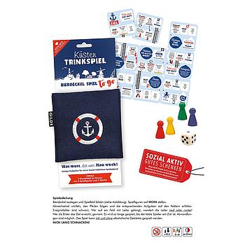 Filz Trinkspiel "Küste"