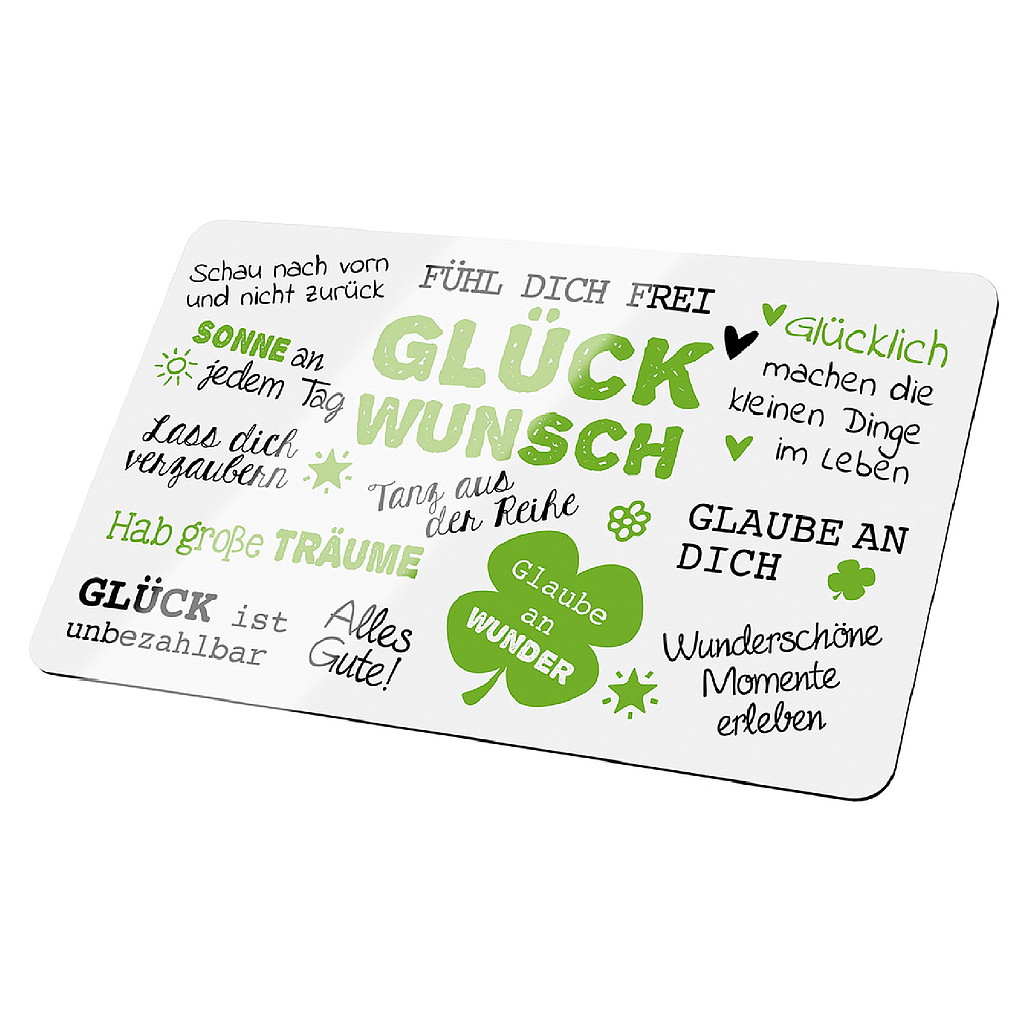 Brettch Weisheit "Glückwunsch" 