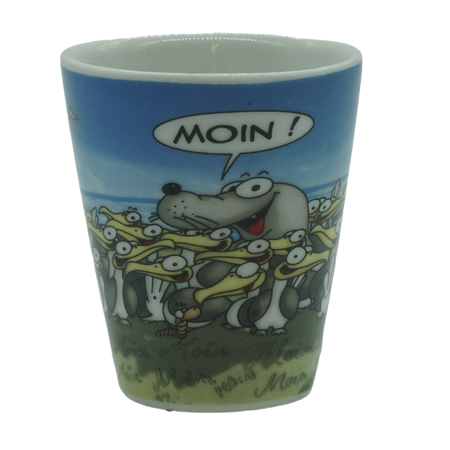 Hösti Eierbecher Robbi Moin ca.6x4cm Porzellan