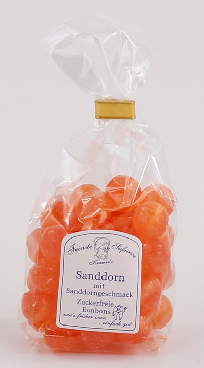 Sanddorn Zuckerfrei Bonbons, 120 g