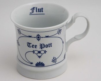 Herrenbecher Ind-Blau &quot;Teepott&quot;