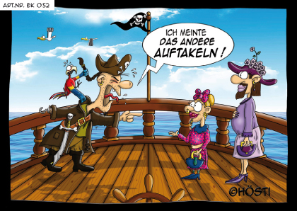 Hösti Postkarte &quot;Auftakeln&quot;