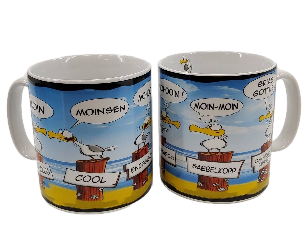 Hösti Jumbo Becher Moinsen ca.11x10cm Porzellan