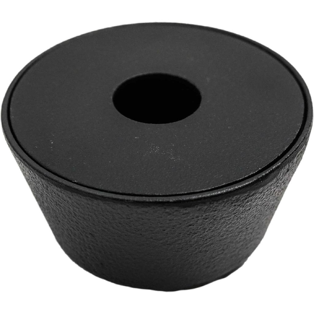 Stövchen &quot; Zhejiang&quot; Gusseisen, schwarz  H 8 cm, Ø 15 cm