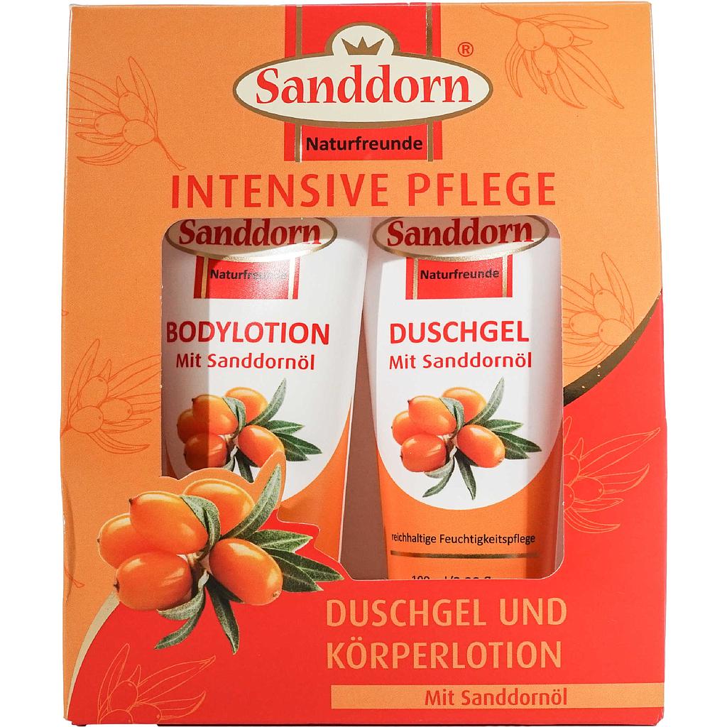 Sanddorn Geschenkbox 1 (Duschgel und Bodylotion, je 100ml)