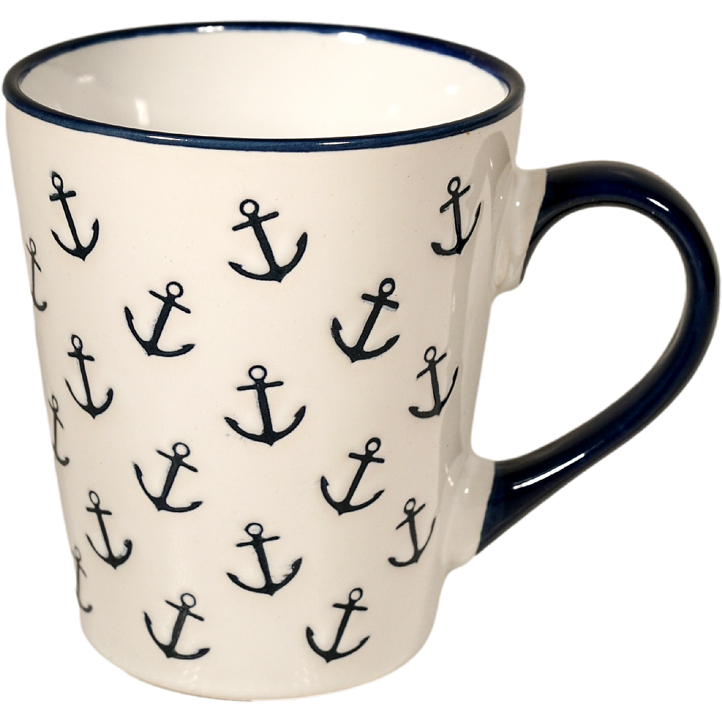 Kaffeebecher Anker weiß, ca. 340ml