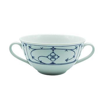 Obere zur Suppentasse, 0,35l "Indisch-Blau" (Winterling)