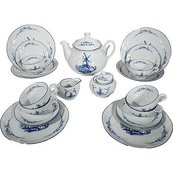 Teeservice Windmühle 21-tlg