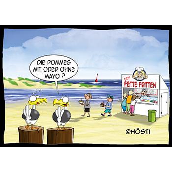 Hösti Postkarte "Pommes Mayo"