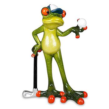 Frosch Golfspieler