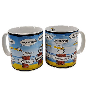 Hösti Jumbo Becher Moinsen ca.11x10cm Porzellan